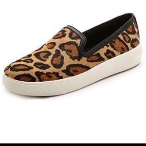 Sam Edelman cheetah print slip on sneakers